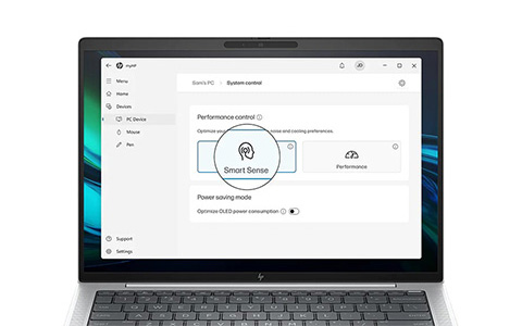 AIを使用してノートPCの使用パターンを学習