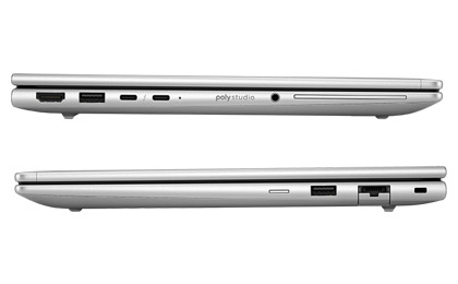 薄型ながら、豊富なポート類を搭載